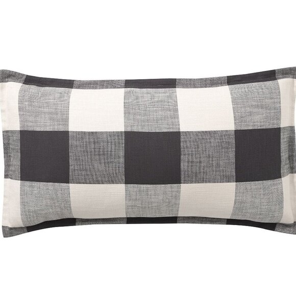 Pottery Barn Bryce Buffalo Check Cotton Duvet Cover KING w/ 2 KING SHAMS - Picture 2 of 5